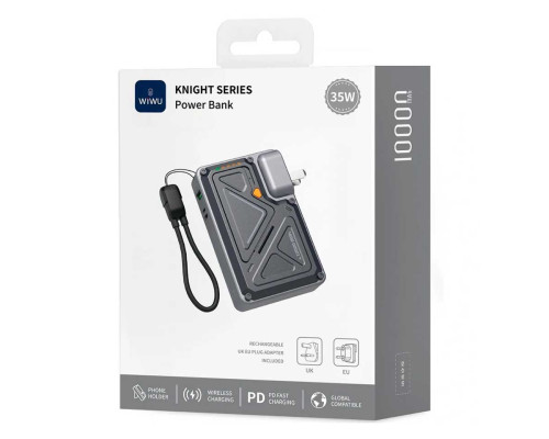 Внешний аккумулятор Wiwu Knight Series Power Bank 10000mAh 35W (Wi-P057)