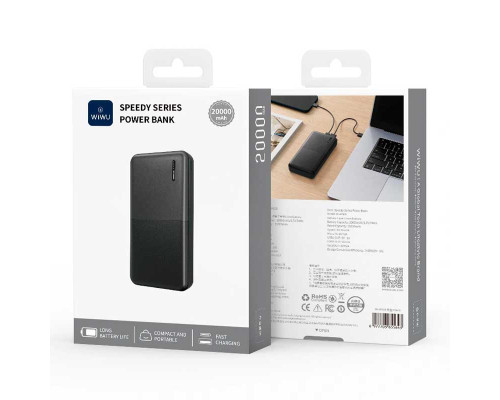 Внешний аккумулятор Wiwu Speedy Series Power Bank 20000mAh