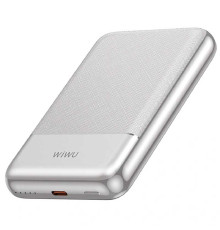 Внешний аккумулятор Wiwu Silver Seraph Alloy Unibody Power Bank 10000 mAh