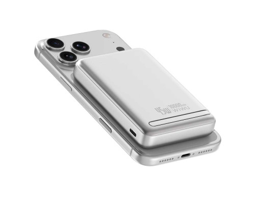 Внешний аккумулятор Wiwu Mag Pro Qi2 Power Bank 10000mAh Wi-P090