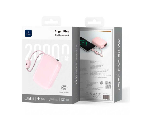 Внешний аккумулятор Wiwu Shugar Plus Mini Power Bank 20000mAh (Wi-P091)