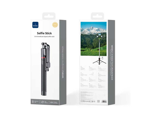 Монопод-трипод Wiwu Live Broadcast Tripod Selfie Stick 1.8m Wi-SE015