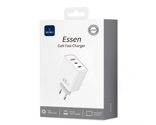 Зарядное устройство Wiwu Essen GaN Fast Charger Wi-G005