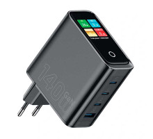 Зарядное устройство Wiwu Voyager 140W PD/QC GaN Fast Charger (Wi-G028)