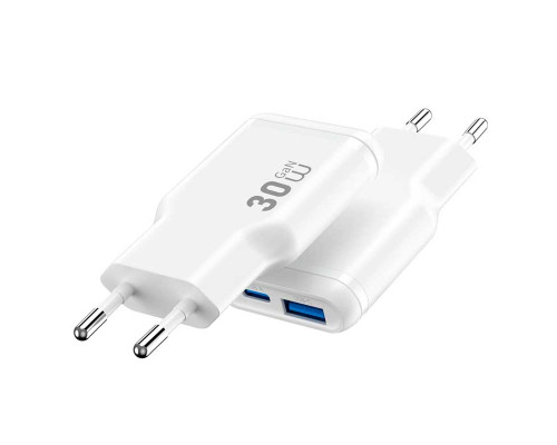 Зарядное устройство Wiwu 30W Essen Slim Ultra-Compact GaN Charger Wi-G033