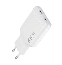 Зарядное устройство Wiwu Essen Slim Ultra-Compact GaN Charger 65W (Wi-G035)