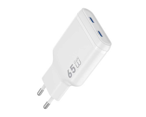Зарядное устройство Wiwu Essen Slim Ultra-Compact GaN Charger 65W (Wi-G035)