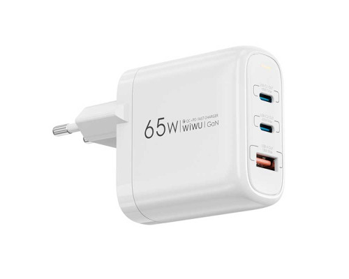 Зарядное устройство Wiwu Ark GaN Fast Charger 65W Wi-U024 Зарядное устройство Wiwu Ark GaN Fast Charger 65W Wi-U024