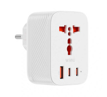 Сетевой адаптер Wiwu Power Cube 30W GaN Travel Adapter Wi-UA008