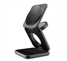 Беспроводное зарядное устройство Wiwu Kevlar 3 in 1 Wireless Charger Wi-W035