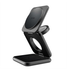 Беспроводное зарядное устройство Wiwu Kevlar 3 in 1 Wireless Charger Wi-W035