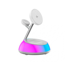 Беспроводное зарядное устройство Wiwu Aurora Qi2.0 3 in 1 Wireless Charger Wi-W036