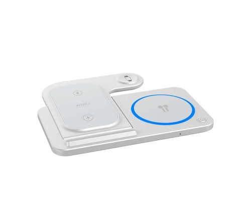 Беспроводное зарядное устройство Wiwu Wi-W038 Triple 3 in 1 Wireless Charger