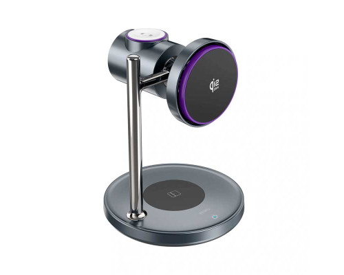 Беспроводное зарядное устройство Wiwu 3 in 1 Magnetic Wireles Charger Wi-W041