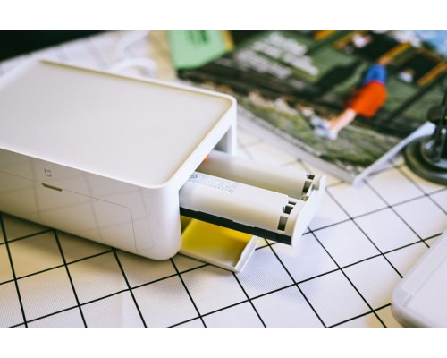 Цветная лента и фотобумага для фотопринтера Xiaomi Mijia Photo Printer