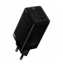Зарядное устройство Baseus GaN3 Pro 65W 2 Type-C + 1 USB Port
