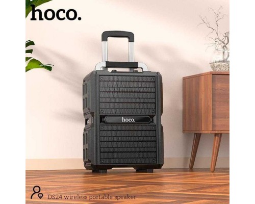 Беспроводная караоке-колонка чемодан Hoco DS24
