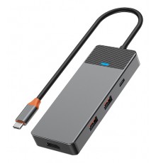 Адаптер-переходник Wiwu Linker 7 in 1 USB-C HUB A721HD