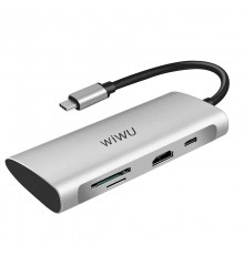 Адаптер-переходник Wiwu Alpha 7 in 1 USB-C Hub A731HP