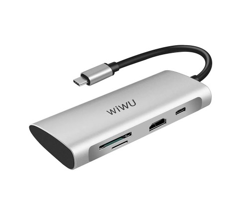 Адаптер-переходник Wiwu Alpha 7 in 1 USB-C Hub A731HP