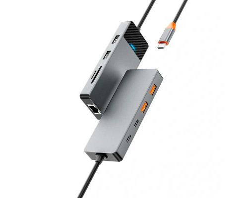 Адаптер-переходник Wiwu Linker 9 in 1 USB-C HUB Адаптер-переходник Wiwu Linker 9 in 1 USB-C HUB