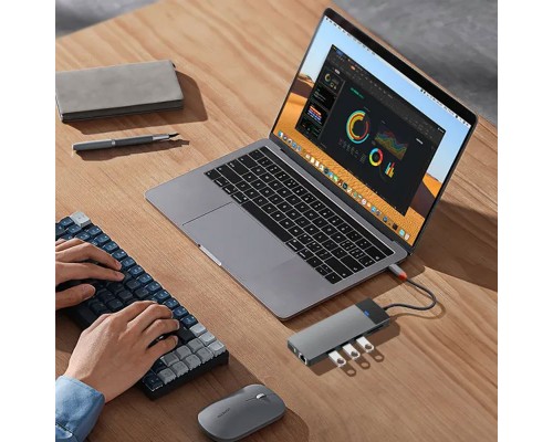 Адаптер-переходник Wiwu Linker 12 in 1 USB-C Hub