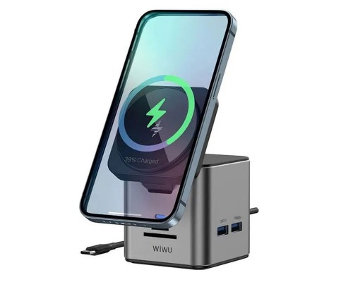 Адаптер Wiwu Cube Hub 9 in 1 USB-C Docking Wi-W025