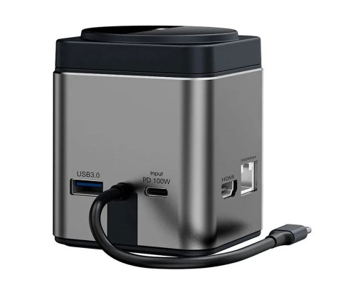 Адаптер Wiwu Cube Hub 9 in 1 USB-C Docking Wi-W025