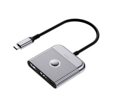Адаптер-переходник Wiwu Wi-HB002 Traveling 3in1 USB C hub