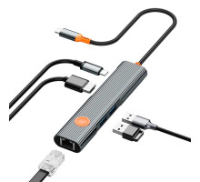 Адаптер-переходник Wiwu Wi-HB005 Travelling 5in1 USB-C Hub