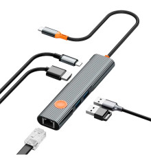 Адаптер-переходник Wiwu Wi-HB005 Travelling 5in1 USB-C Hub