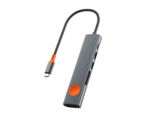 Адаптер-переходник Wiwu Wi-HB007 Travelling 7in1 USB-C Hub