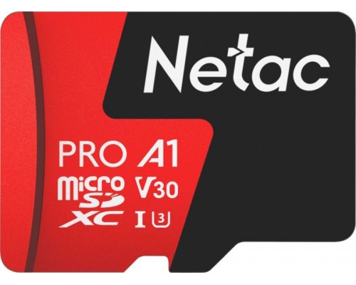 Флешка Netac Micro SDXC P500 128GB V30 A1