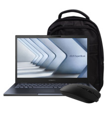 Ноутбук ASUS ExpertBook 14.0" FHD Intel Core 5-120U / Intel Graphics (16GB + 512GB SSD) DOS, Stylus, Bag + Mouse