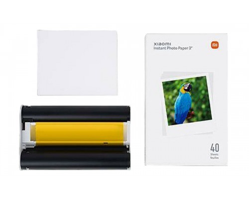 Цветная лента и фотобумага для фотопринтера Xiaomi Mijia Photo Printer 3"