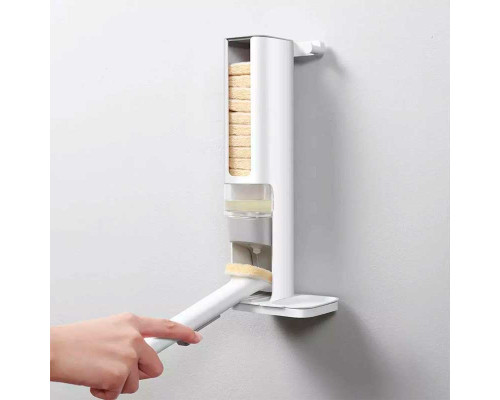 Набор для мытья посуды (держатель и губки)