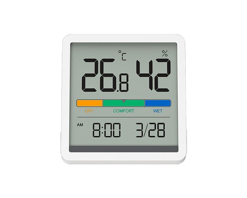 Часы с датчиком температуры и влажности Xiaomi Miiiw Mute Thermometer And Hygrometer Clock