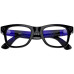 Солнцезащитные очки Ray-Ban Meta Wayfarer RW4006, Shiny Black / Clear (Blue-Violet Light Filter)