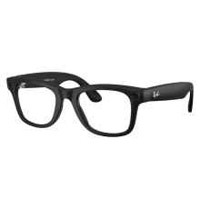 Солнцезащитные очки Ray-Ban Meta Wayfarer Gen 2 RW4012, Matte Black / Clear (Blue-Violet Light Filter)
