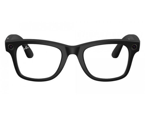 Солнцезащитные очки Ray-Ban Meta Wayfarer Gen 2 RW4012, Matte Black / Clear (Blue-Violet Light Filter)
