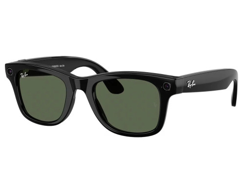 Солнцезащитные очки RayBan Meta Wayfarer Gen 2 RW4012 Shiny Black Green
