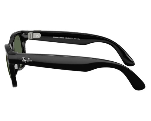Солнцезащитные очки RayBan Meta Wayfarer Gen 2 RW4012 Shiny Black Green