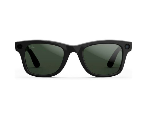 Солнцезащитные очки Ray-Ban Meta Wayfarer Gen 2 RW4012, Shiny Black / Clear-Graphite Green Transitions