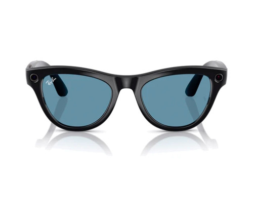 Солнцезащитные очки Ray-Ban Meta Headliner Gen 2 RW4013, Shiny Black / Clear-Sapphire Transitions