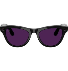 Солнцезащитные очки RayBan Meta Skyler Gen 2 Shiny Black Transition Ametyst