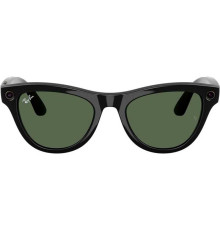 Солнцезащитные очки RayBan Meta Skyler Gen 2 Shiny Black Transition Graph. Green