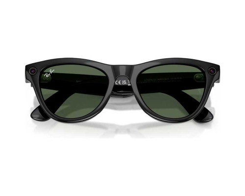 Солнцезащитные очки RayBan Meta Skyler Gen 2 Shiny Black G15 Green