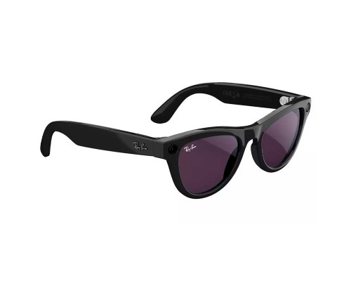 Солнцезащитные очки RayBan Meta Skyler Gen 2 Shiny Black Transition Ametyst