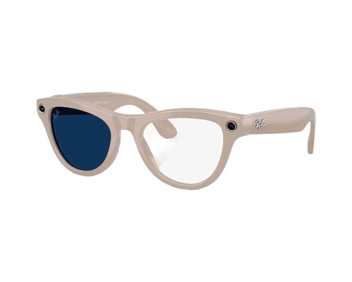 Солнцезащитные очки Ray-Ban Meta Skyler Gen 2 RW4014, Shiny Chalky Grey / Clear-Sapphire Transitions