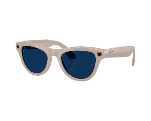 Солнцезащитные очки Ray-Ban Meta Skyler Gen 2 RW4014, Shiny Chalky Grey / Clear-Sapphire Transitions